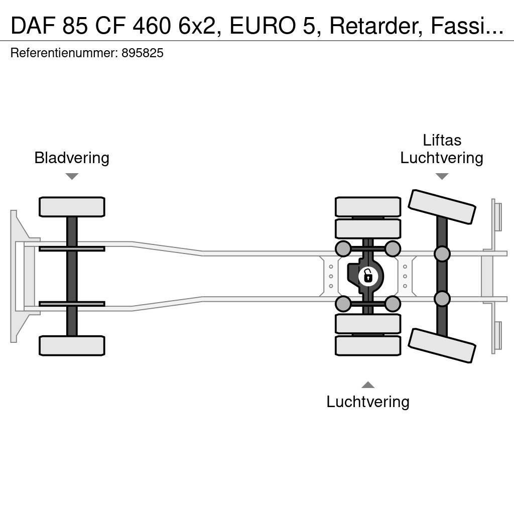 DAF 85 CF 460 6x2, EURO 5, Retarder, Fassi, Remote, Ma Camion con sponde ribaltabili