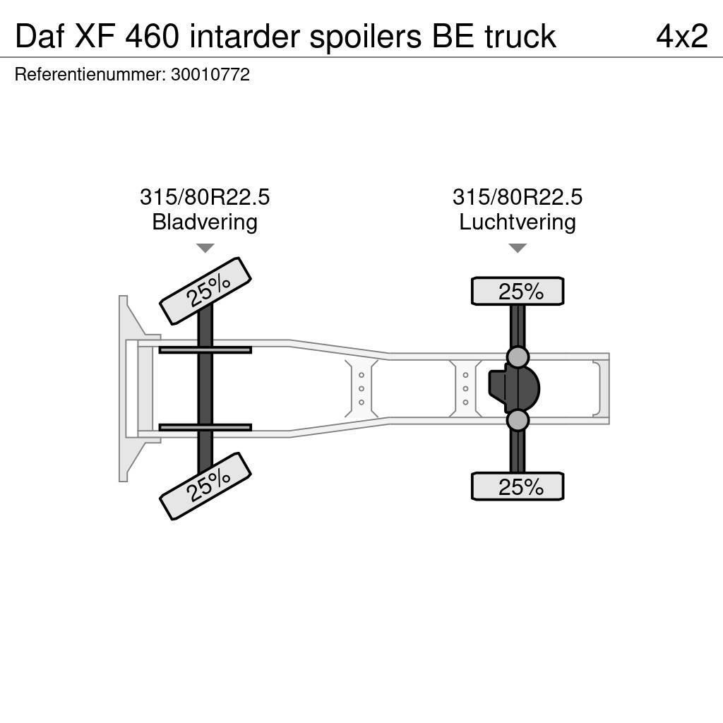 DAF XF 460 intarder spoilers BE truck Motrici e Trattori Stradali