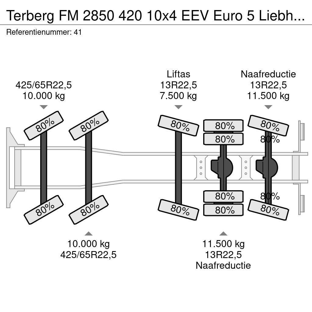 Terberg FM 2850 420 10x4 EEV Euro 5 Liebherr 15 Kub Mixer! Betoniere