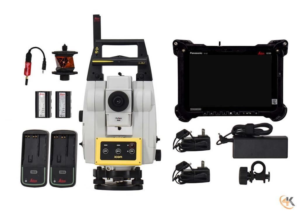 Leica NEW iCR70 Robotic Total Station w/ CC200 & iCON Altri componenti