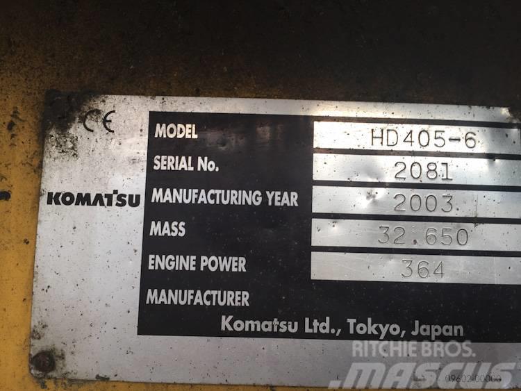 Komatsu HD405-6 Dumper a telaio rigido