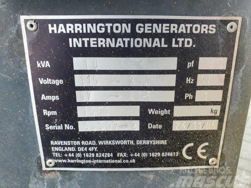Harrington 10 kVA Stromgenerator / Diesel Stromaggragat Generatori diesel