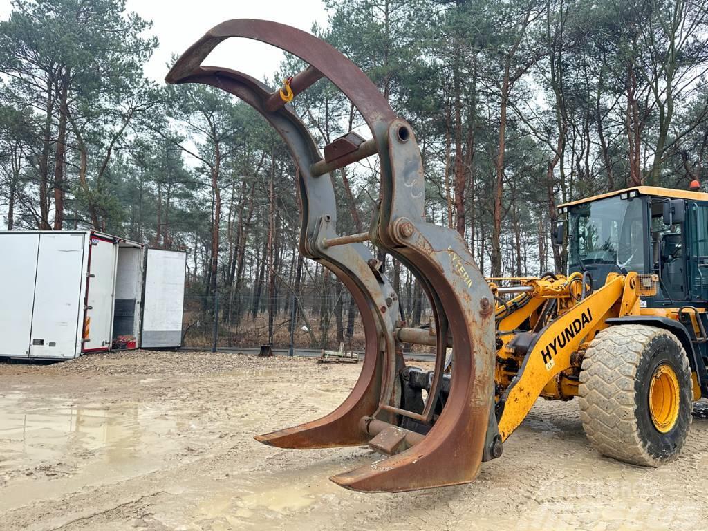 Log grapple suited for Volvo L120 L150 L220 trees logs Pinze