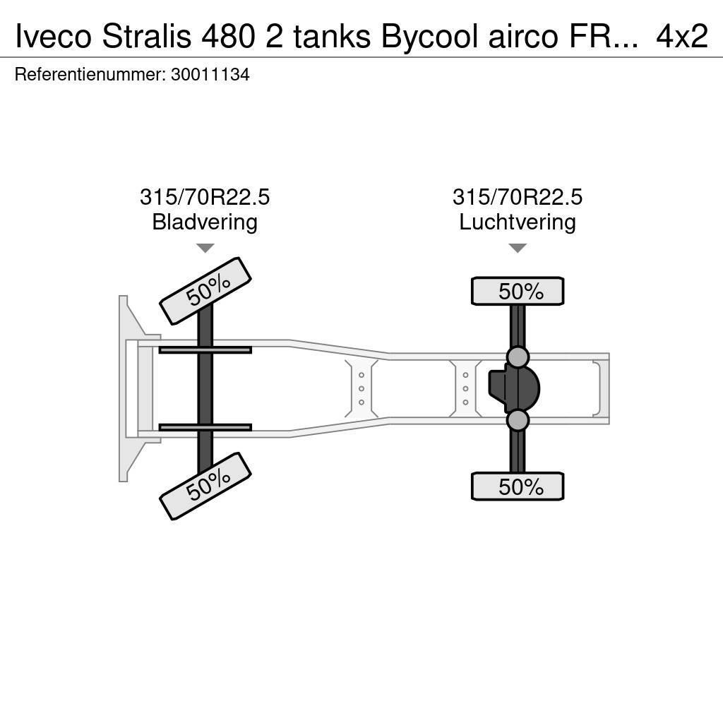 Iveco Stralis 480 2 tanks Bycool airco FR truck 7x venti Motrici e Trattori Stradali