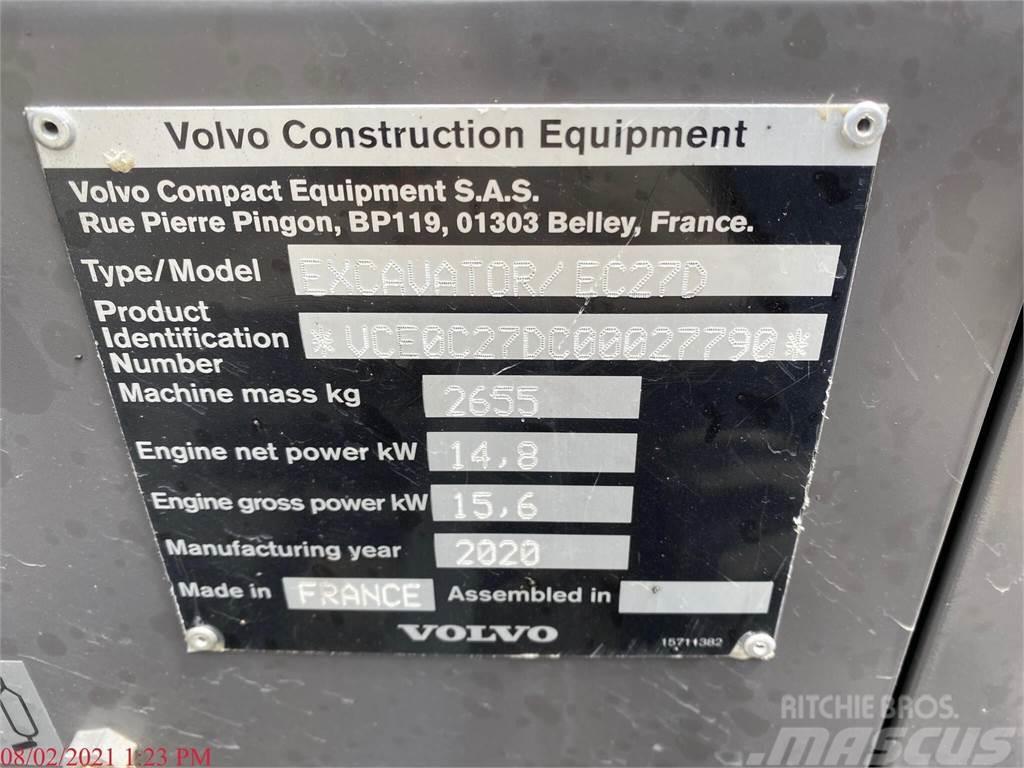 Volvo EC27D Miniescavatori