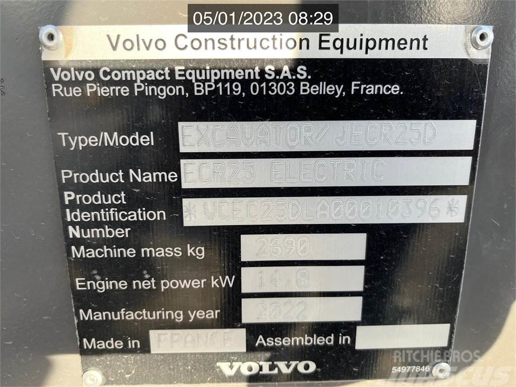 Volvo ECR25 ELECTRIC Miniescavatori