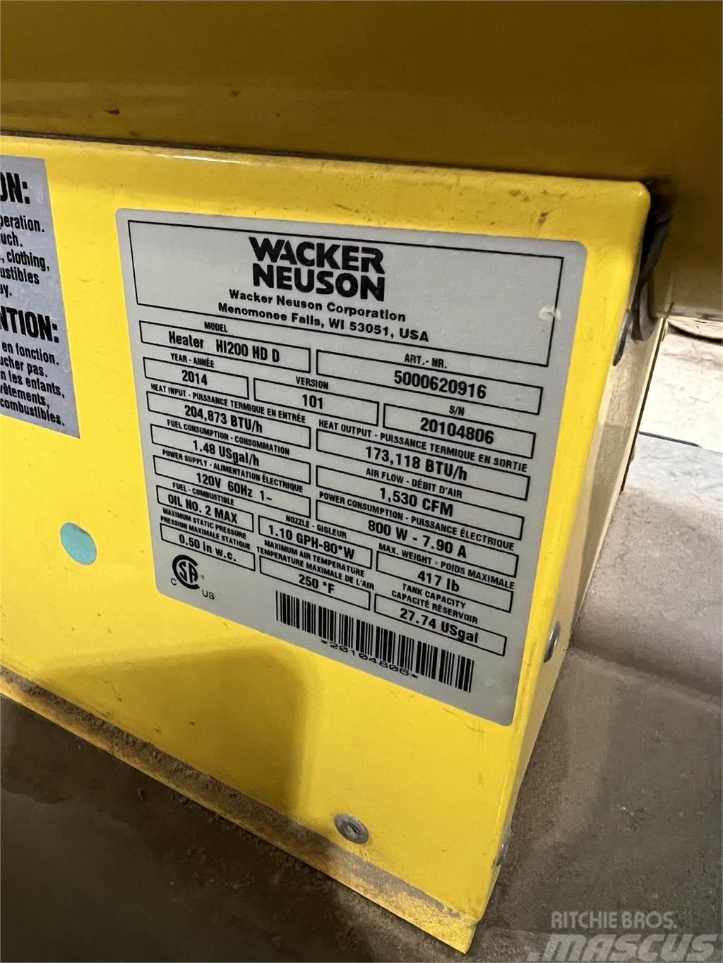 Wacker Neuson HI200HD Termocontainer per asfalto