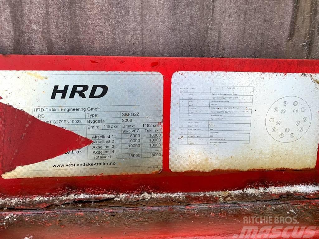 HRD City trailer Rimorchi con sponde ribaltabili