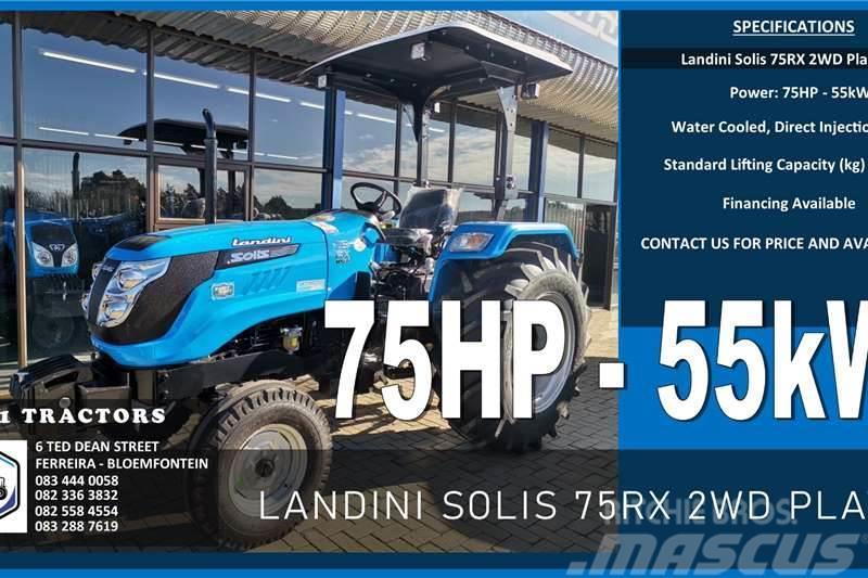 Landini SOLIS 75RX 2WD PLATFORM Trattori