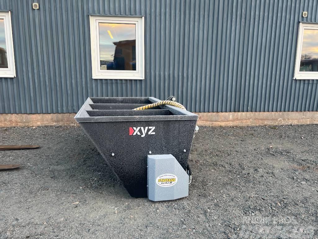 XYZ 2M Sandspridare SMS/3-Punkt Fäste Med Cylinder Spargisale