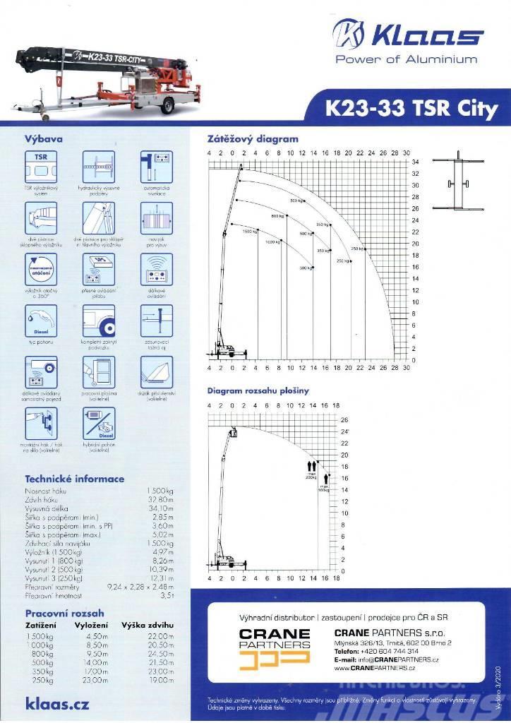 Klaas K 23-33 RS City Gru a torre