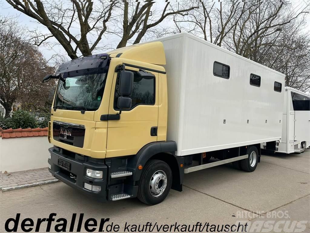 MAN 15250 6 Pferde neuer Aufbau, Automatik Camion per trasporto animali