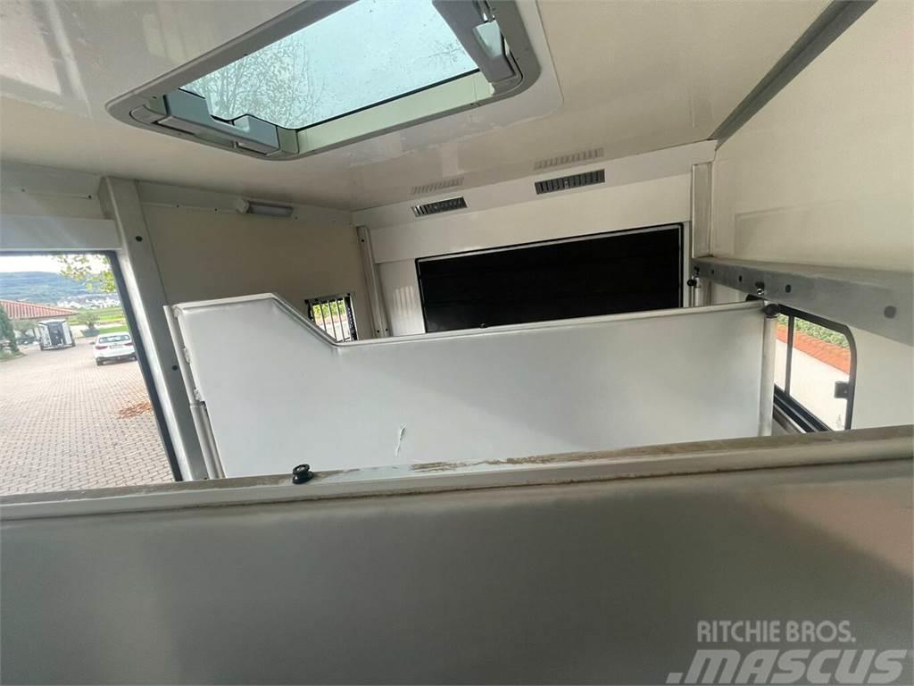 MERCEDES-BENZ Actros 2535 mit Flieglhänger 8-9 Pferde Wohnung Camion per trasporto animali