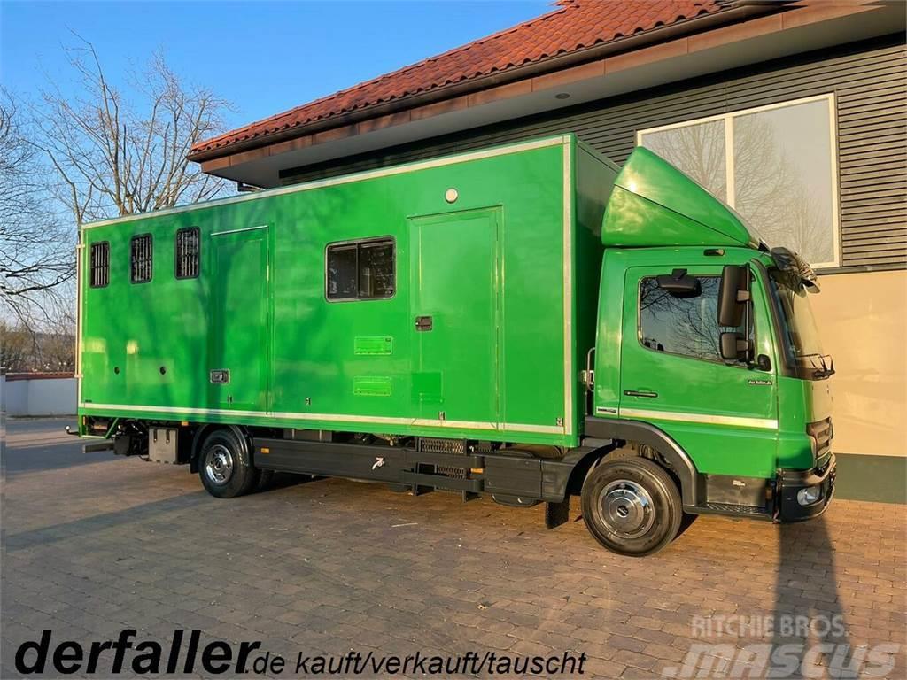 MERCEDES-BENZ Atego 1018 4 Pferde Euro 5 Automatik Klima Camion per trasporto animali