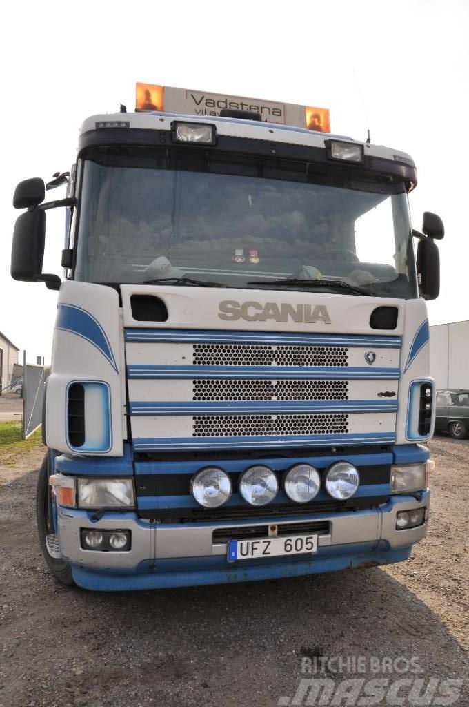 Scania R124 GB6X2NA 470 Camion con cassone scarrabile