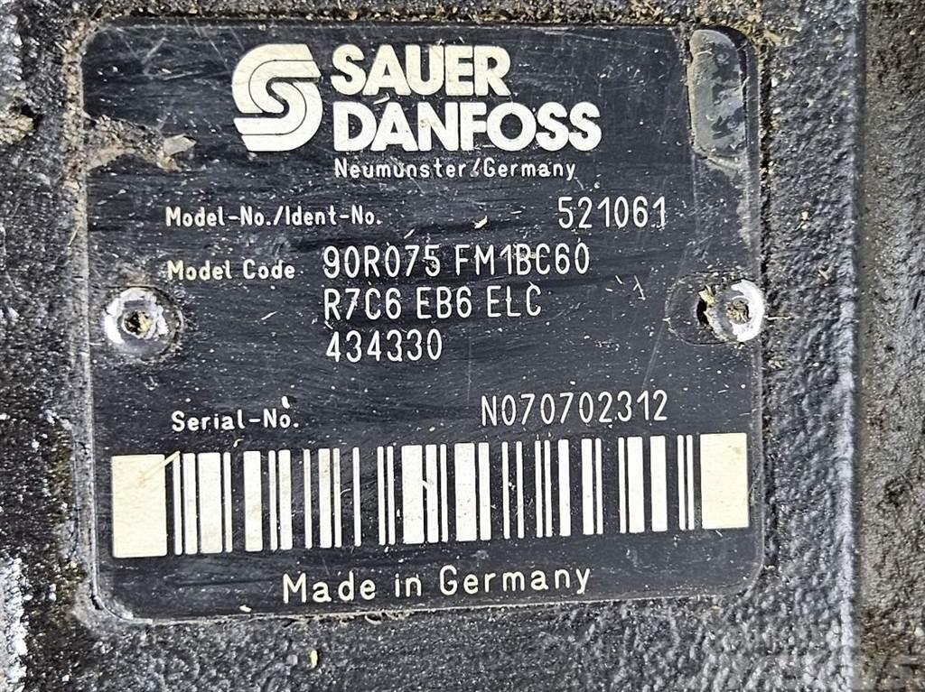 Sauer Danfoss 90R075FM1BC60R7C6-Drive pump/Fahrpumpe/Rijpomp Componenti idrauliche
