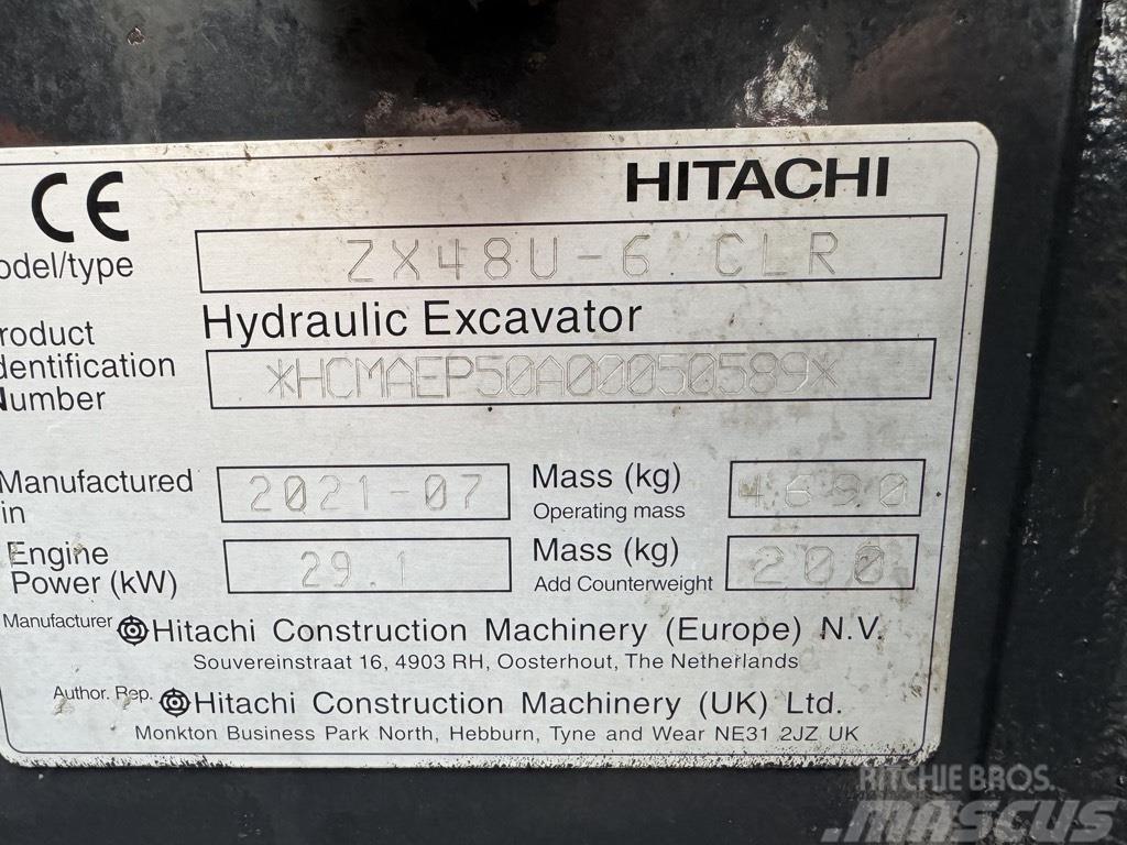 Hitachi zx48U-6 Miniescavatori