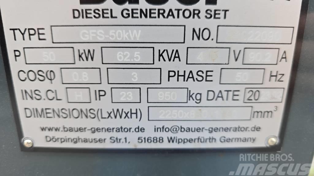 Bauer GFS-50KW Generatori diesel
