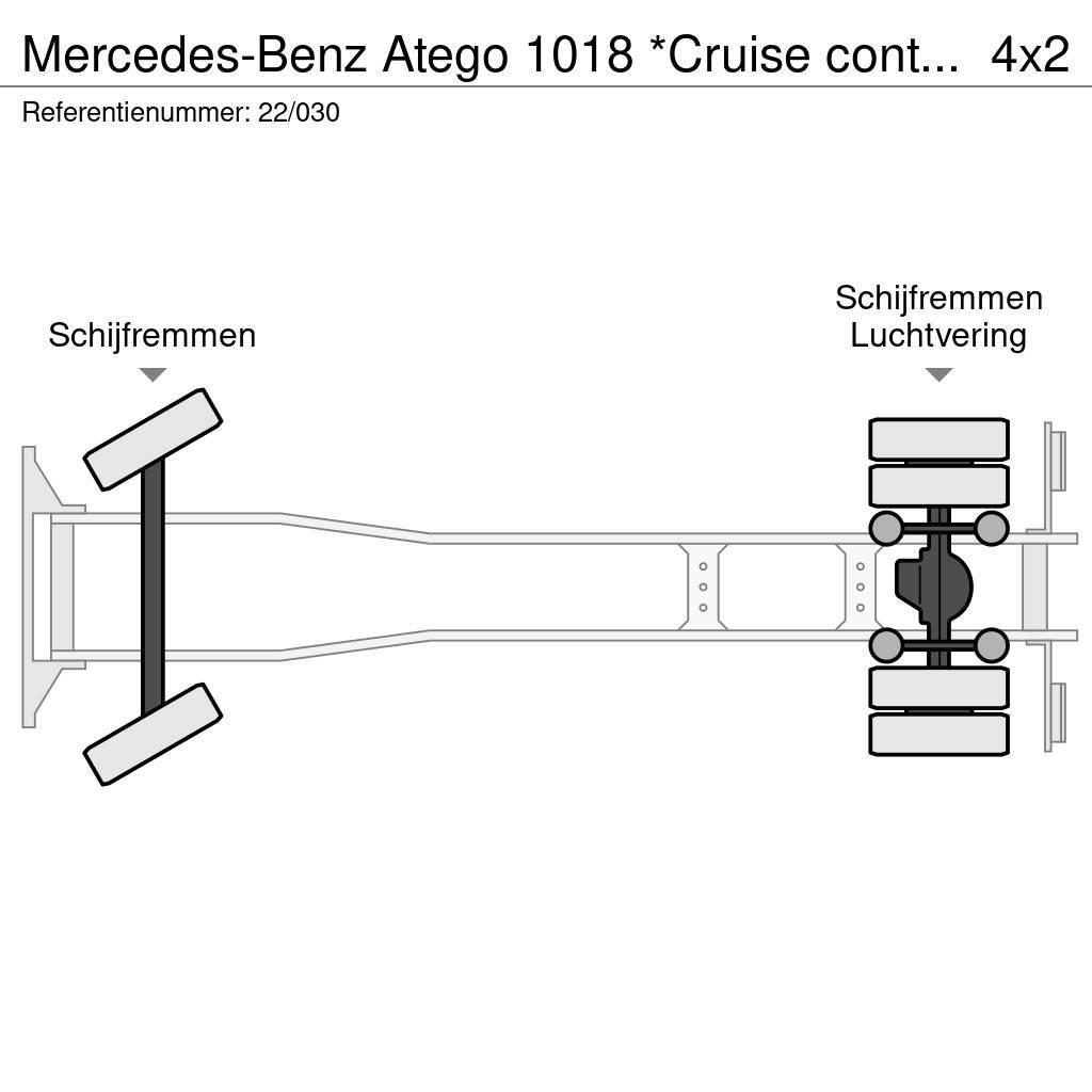 Mercedes-Benz Atego 1018 *Cruise control*Airco*Achteruitrijcamer Camion per trasporto animali