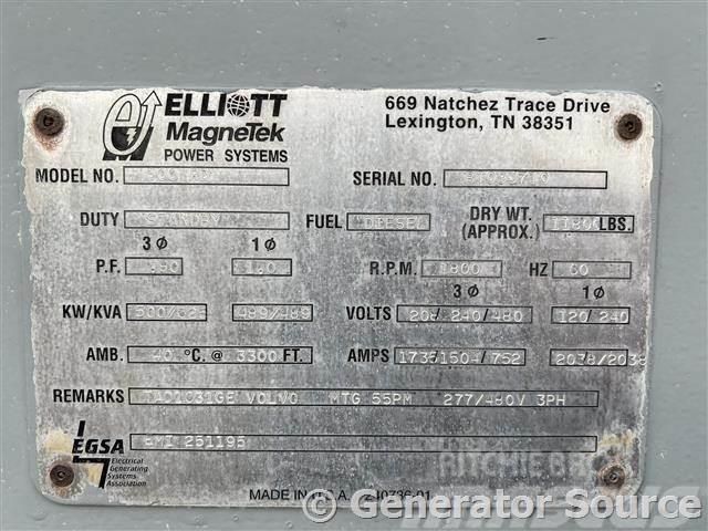 Elliott Magnatek 500 kW - JUST ARRIVED Generatori diesel