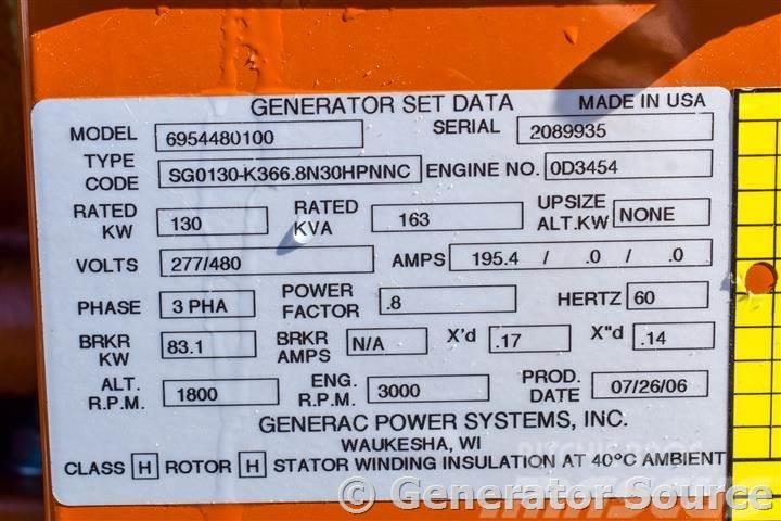 Generac 130 kW - JUST ARRIVED Altri generatori