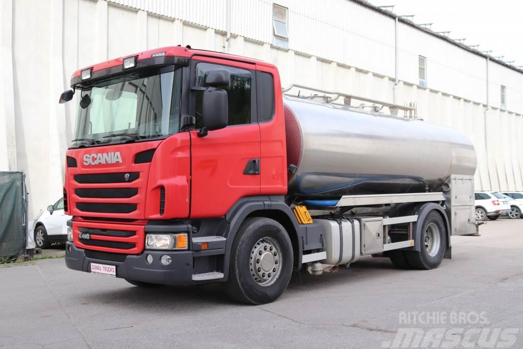 Scania G480 E6 Milch Isoliert 11.000L 3 Kammern Pumpe Cisterna