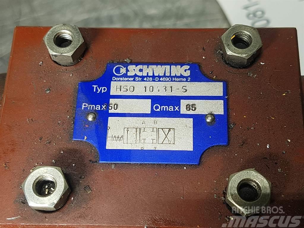 Schwing HSO 10431-S - Valve/Ventile/Ventiel Componenti idrauliche