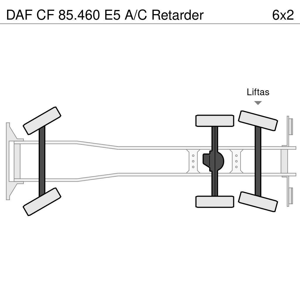 DAF CF 85.460 E5 A/C Retarder Camion con sponde ribaltabili