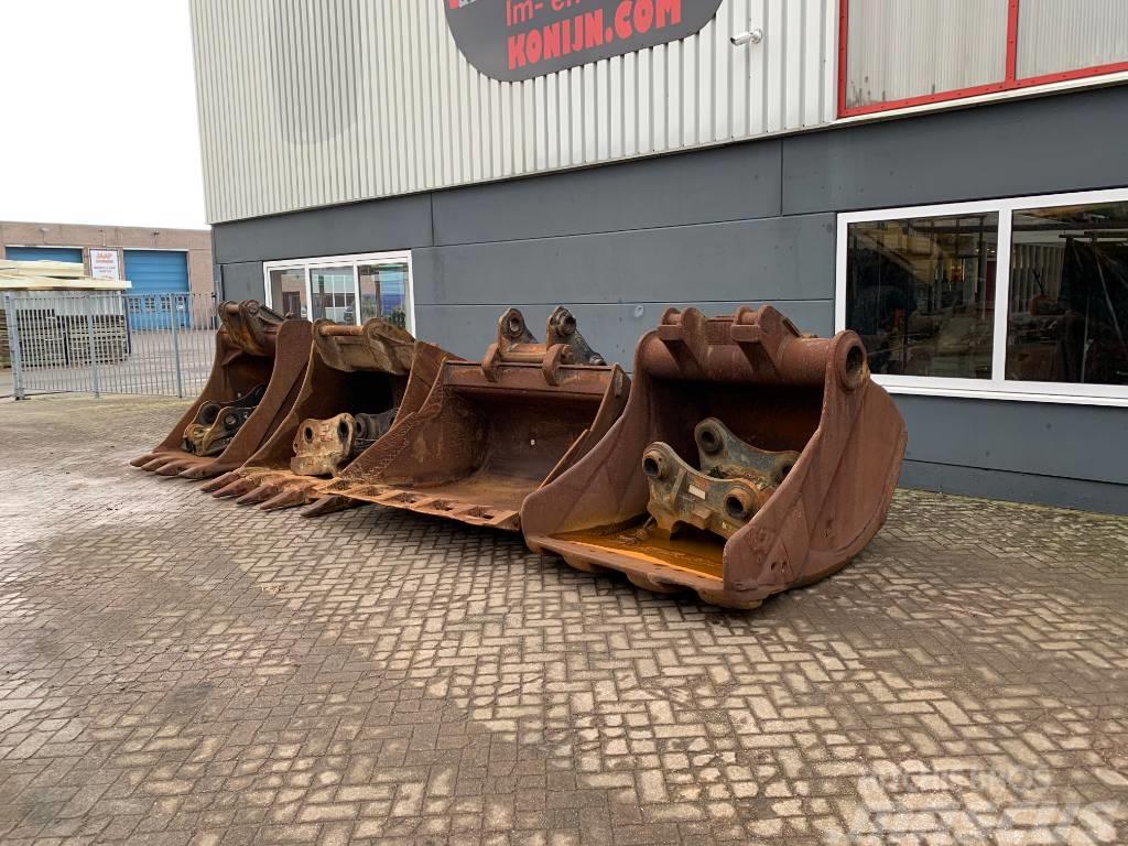 Hitachi Buckets/loffels with couplers ZX470/520 Benne