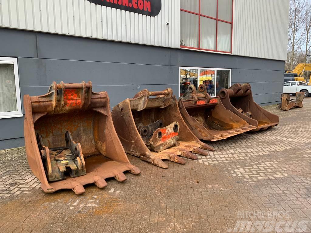Hitachi Buckets/loffels with couplers ZX470/520 Benne
