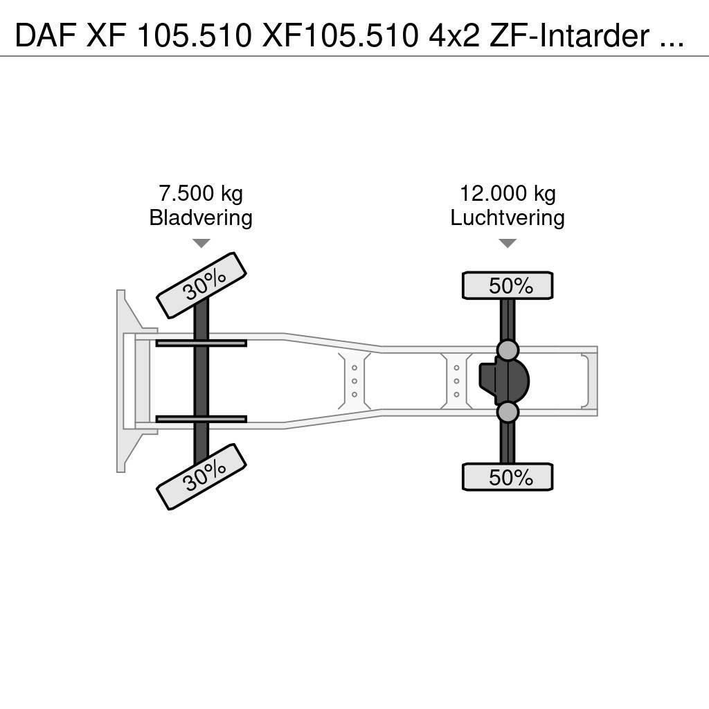 DAF XF 105.510 XF105.510 4x2 ZF-Intarder Euro 5 ADR Motrici e Trattori Stradali