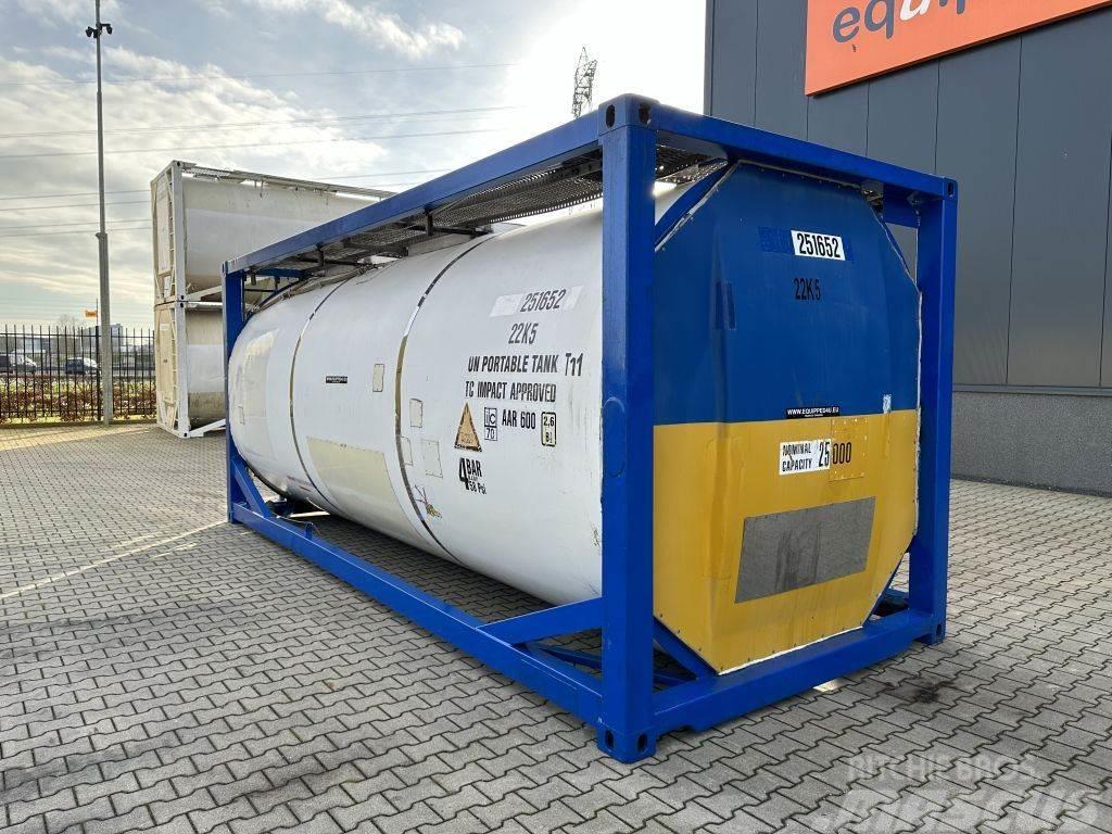  Consani 20FT,  25.085L, UN PORTABLE T11, 5Y-inspec Containers cisterna