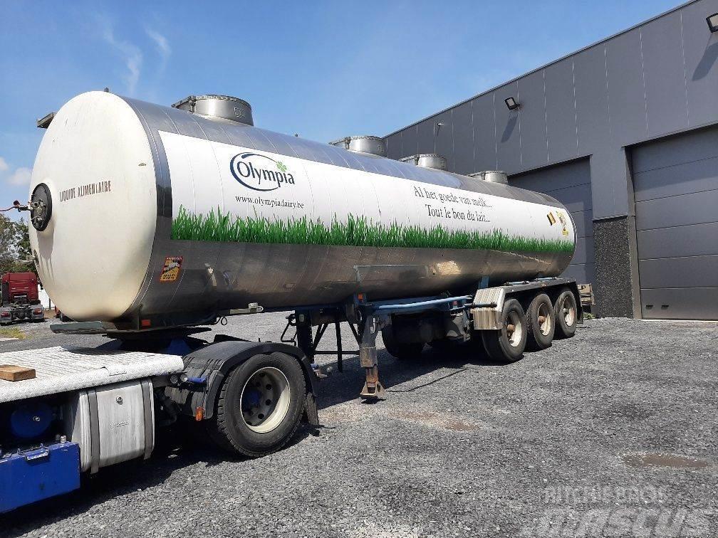 Magyar 3 AXLES TANK IN STAINLESS STEEL INSULATED 30000 L- Semirimorchi cisterna