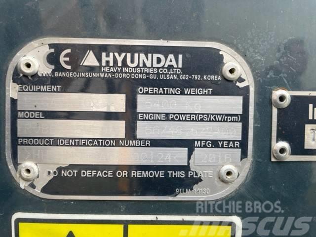 Hyundai 55W-9R Escavatori gommati