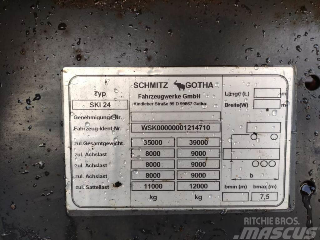 Schmitz Cargobull SKI 24 Semirimorchi a cassone ribaltabile