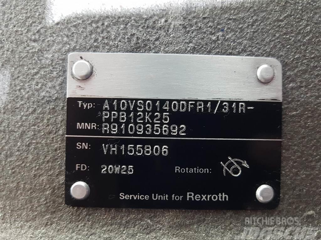 Rexroth A10VSO140DFR1/31R - Load sensing pump Componenti idrauliche