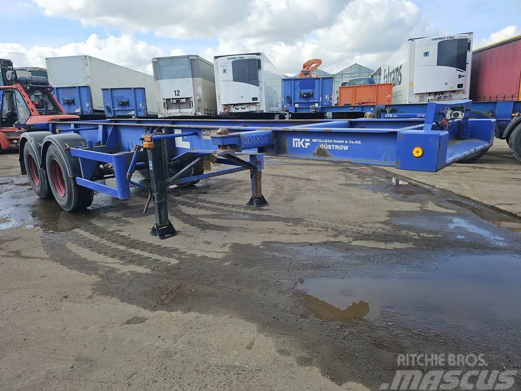  MKF Metallbau 20 FT Container chassis | steel susp Semirimorchi portacontainer