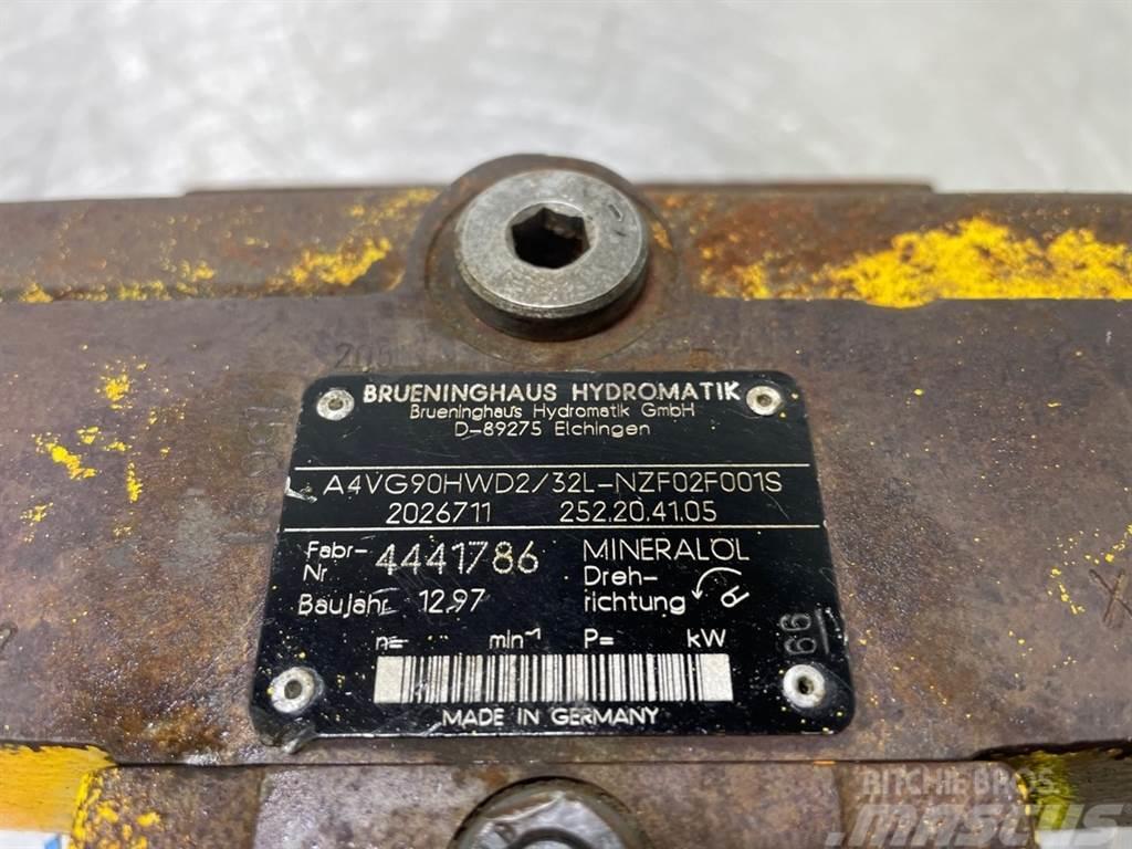 Brueninghaus Hydromatik A4VG90HWD2/32L-Drive pump/Fahrpumpe/Rijpomp Componenti idrauliche