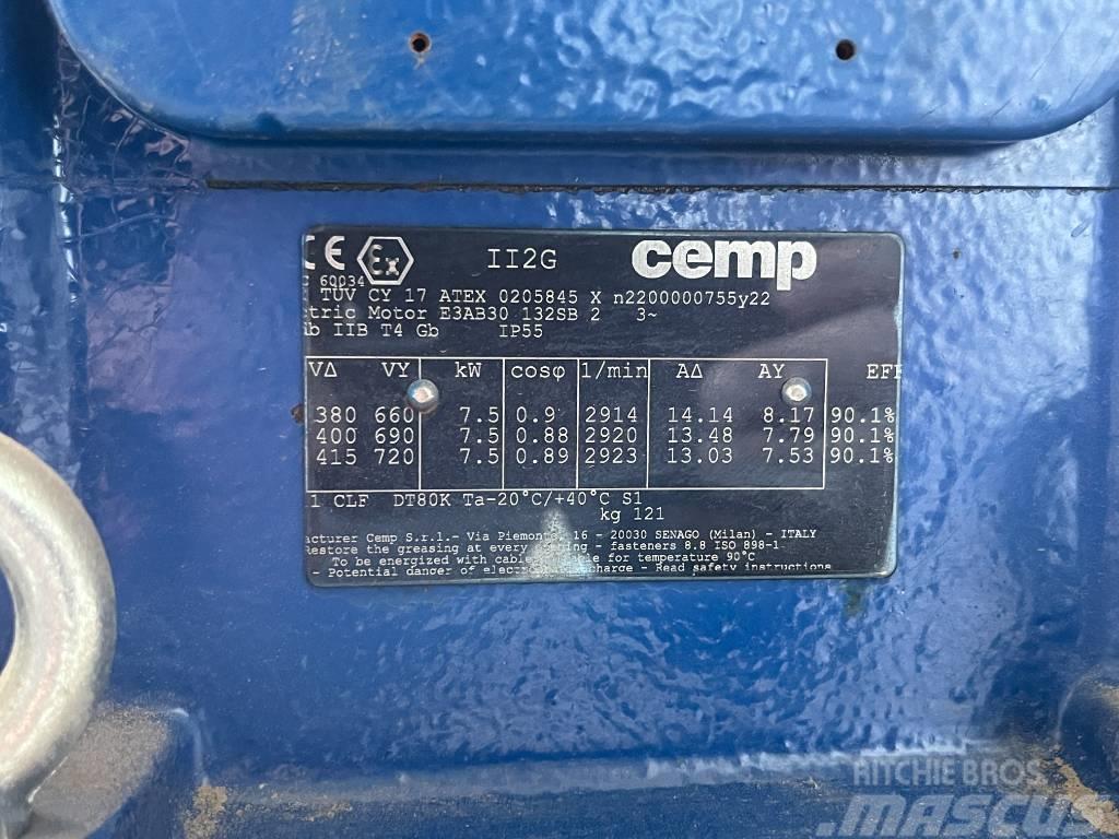  CEMP Electric Motor ATEX 400V 7,5kW 2900RPM Motori