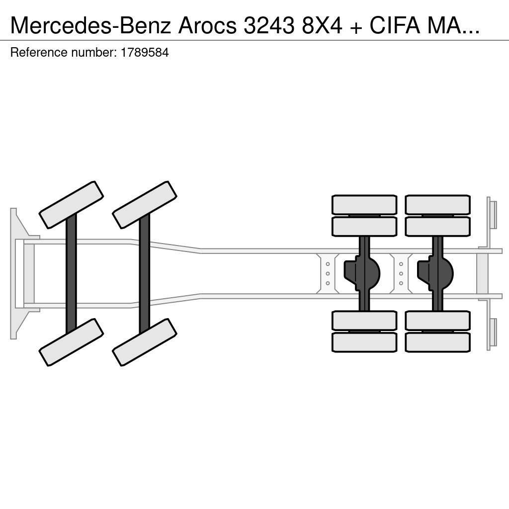 Mercedes-Benz Arocs 3243 8X4 + CIFA MAGNUM MK 28L PUMI/CONCRETE Autopompe per calcestruzzo