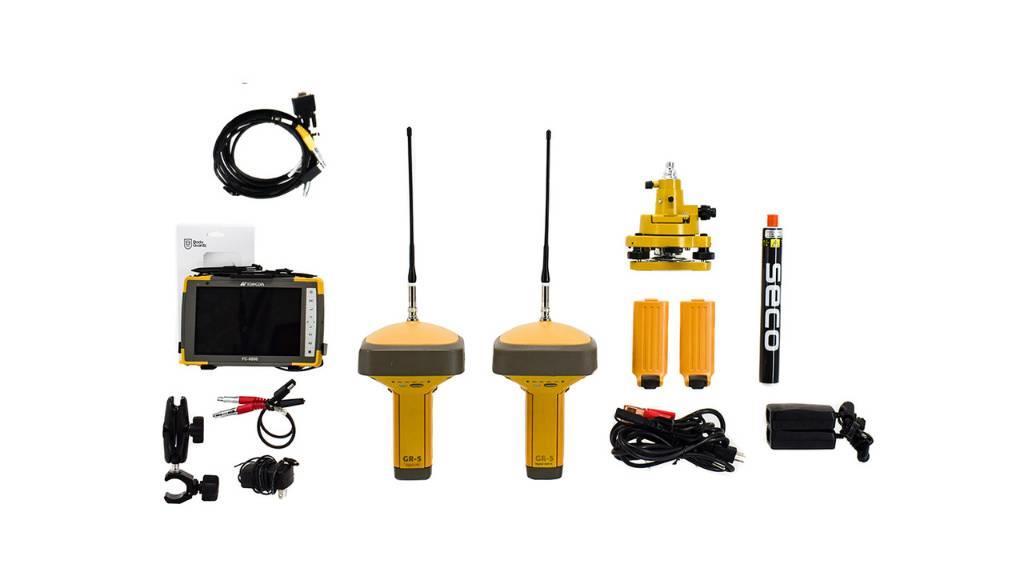 Topcon Dual GR-5+ UHF II GPS GNSS Kit w/ FC-6000 & Magnet Altri componenti