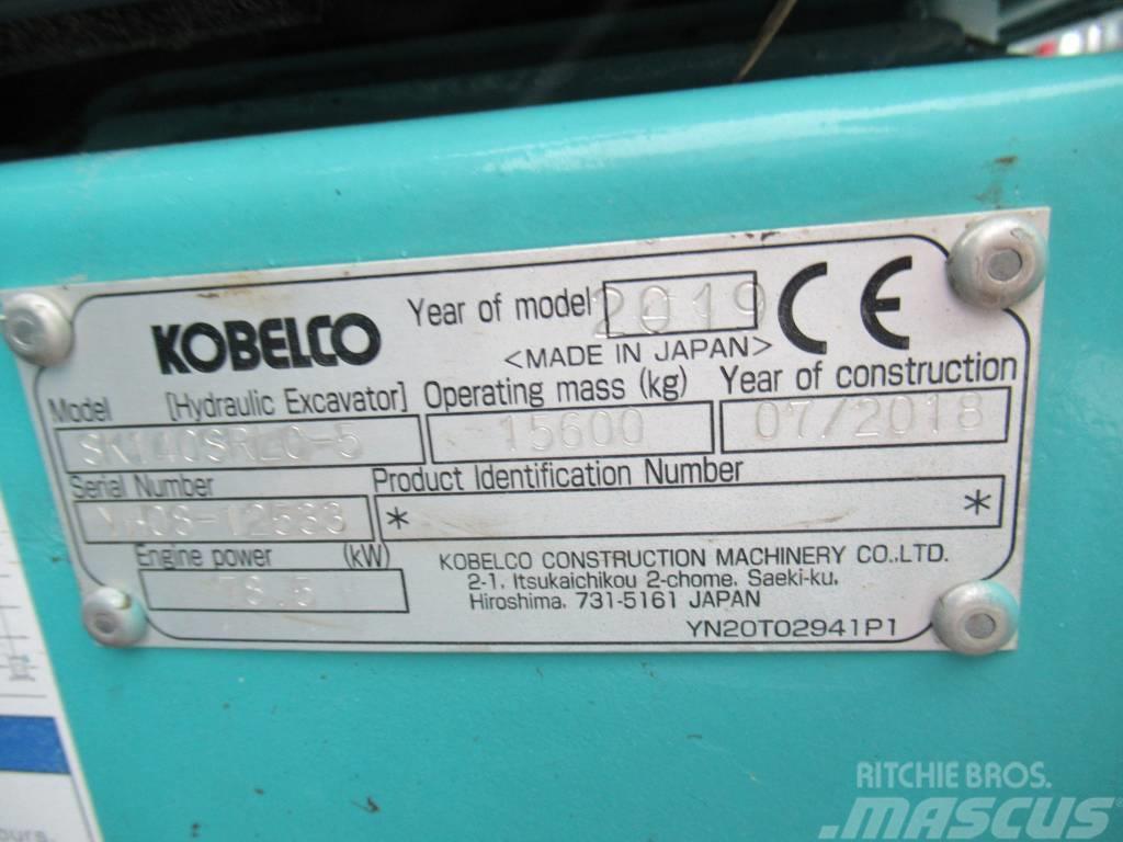 Kobelco SK 140 SR LC-5 / vain 4419h Escavatori cingolati