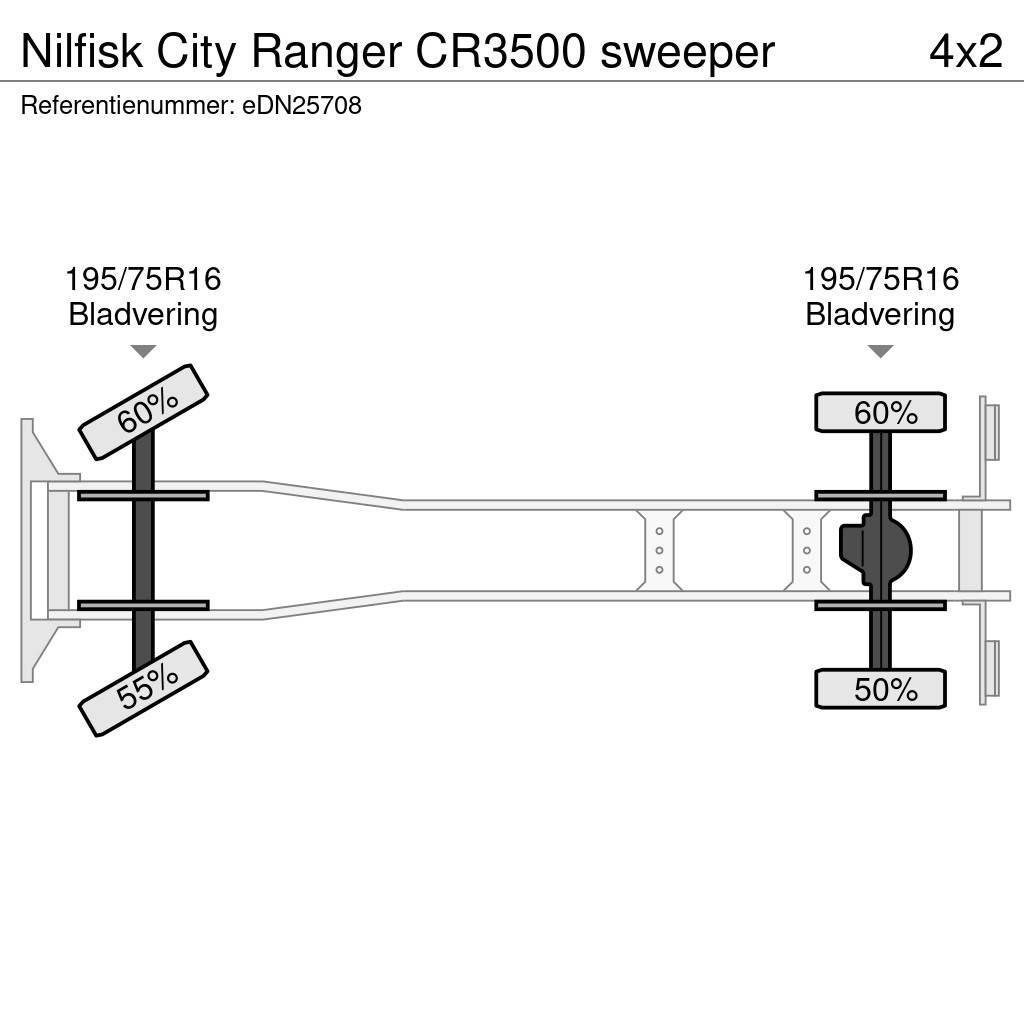 Nilfisk City Ranger CR3500 sweeper Camion autospurgo