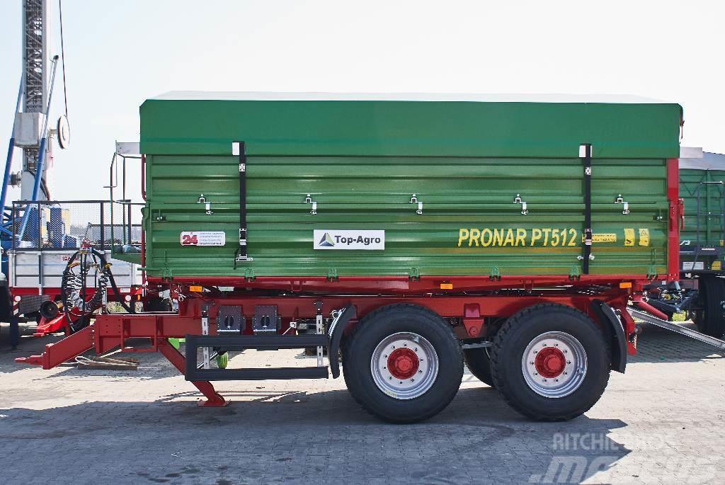 Pronar PT 512 TANDEM 12 tones tipping trailer/ przyczepa Rimorchi ribaltabili