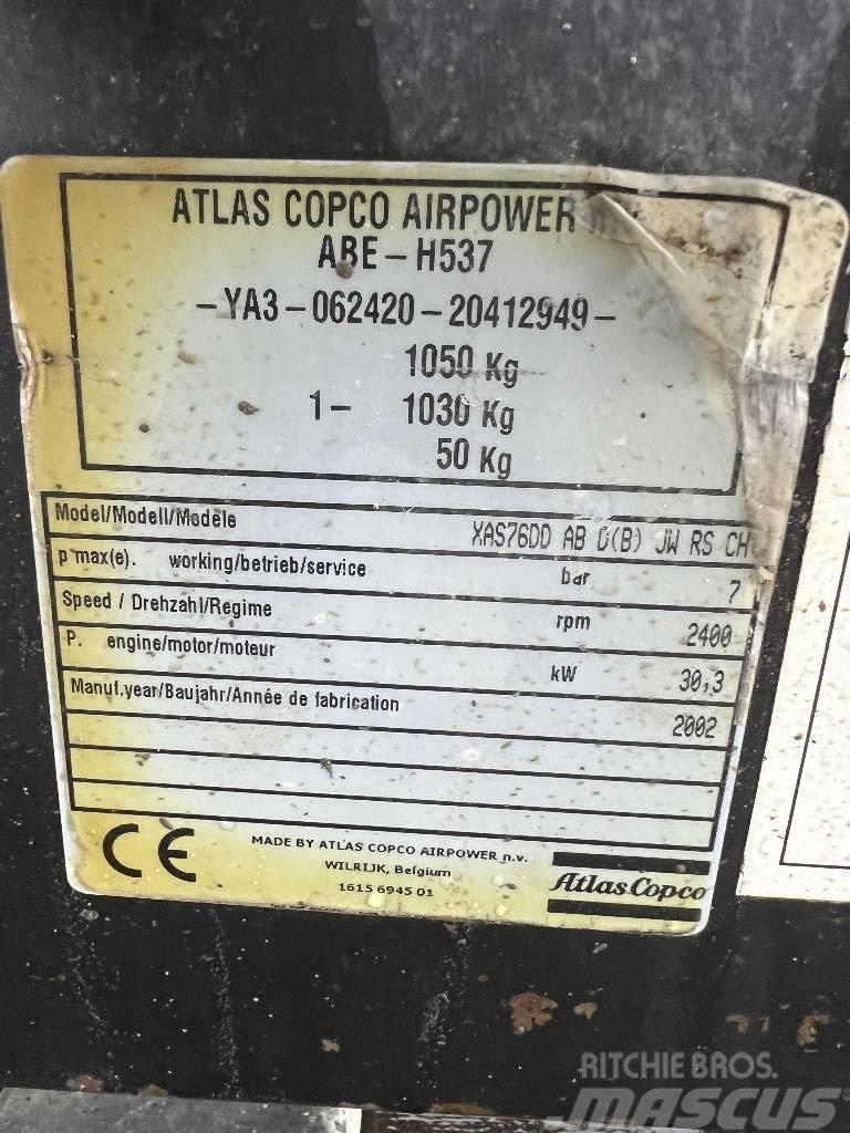 Atlas Copco XAS 76 DD AB*Luftkompressor* Compressori