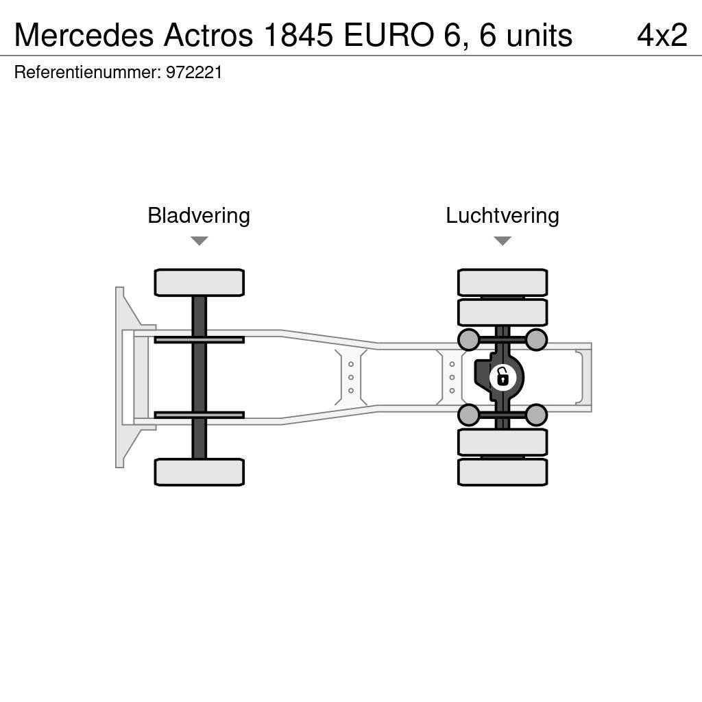 Mercedes-Benz Actros 1845 EURO 6, 6 units Motrici e Trattori Stradali