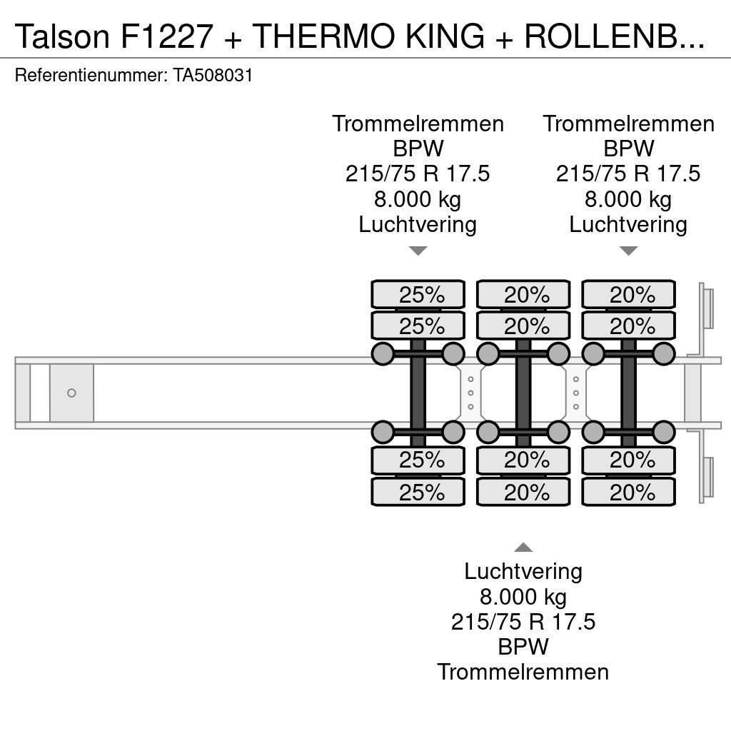 Talson F1227 + THERMO KING + ROLLENBANEN - MEGA Semirimorchi a temperatura controllata