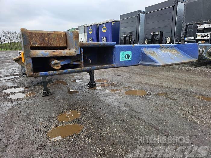 Groenewegen 3 AXLE CONTAINER CHASSIS 40 FT 2X20 FT 20 MIDDLE G Semirimorchi portacontainer