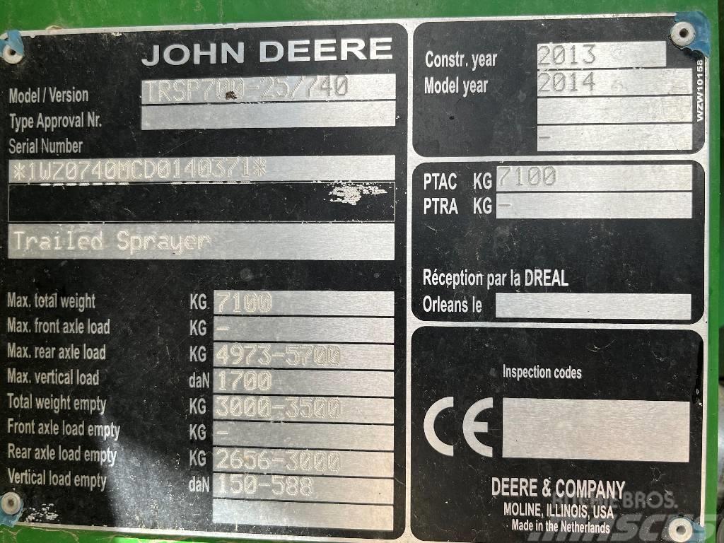 John Deere M 740 i Dismantled: only spare parts Irroratrici trainate