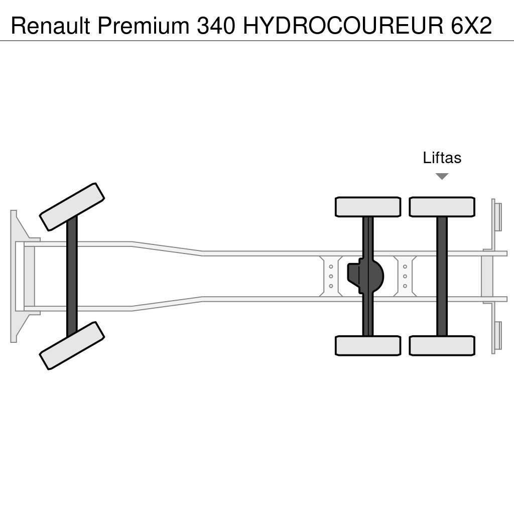 Renault Premium 340 HYDROCOUREUR 6X2 Camion autospurgo